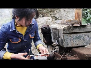 💡Genius Girl Repairs Rusted Diesel Engine, Don't Worry About Power Outages (Full Video)