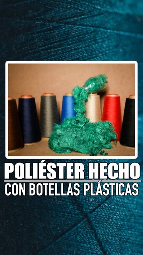 Las botellas pueden transformarse en hilos de plástico, y después se convertirán en poliéster para luego pasar a ser ropa. Más de la mitad de la ropa del mundo está hecha de poliéster, y hay una empresa en India, llamada Shree Renga, que puede convertir cerca de 1 millón y medio de botellas de plástico en poliéster en un solo día. Al parecer esto comienza a ser del interés de la gente y de las marcas, marcas importantes que intentan aumentar el uso de poliéster reciclado en sus colecciones, como