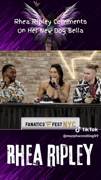 Rhea Ripley Shares Adorable Moments with Her New Dog Bella