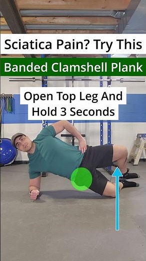Banded Clamshell Plank Exercise Tutorial