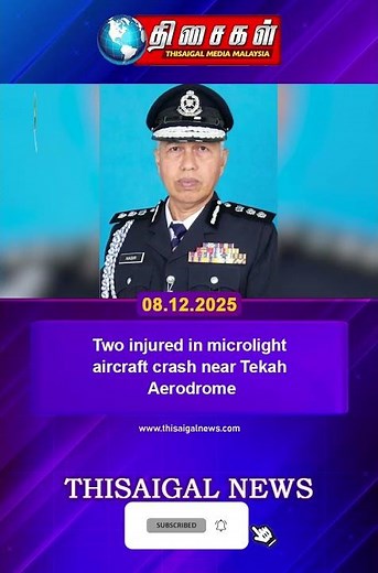 Two injured in microlight aircraft crash near Tekah Aerodrome