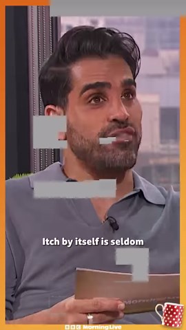 🩺 Dr. Ranj explains some of the causes of itchy skin, what it could mean, and ways to soothe it. To watch in full, go to BBC iPlayer and search for Morning Live from 19/02/25. | BBC Morning Live