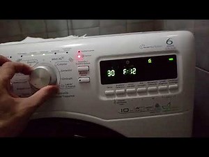 Lavatrice Whirlpool AWOE 1014 Error Code F12 non termina correttamente il lavaggio