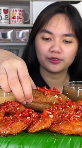 1.6M views · 10K reactions | SUPER CRISPY LECHON Kawali & SUPER SPICY Chicken Wings Mukbang | #food #mukbang #eat #eating #crispy #spicy #chicken #chickenwings #lechon #pork | Sino Si Richard | Facebook