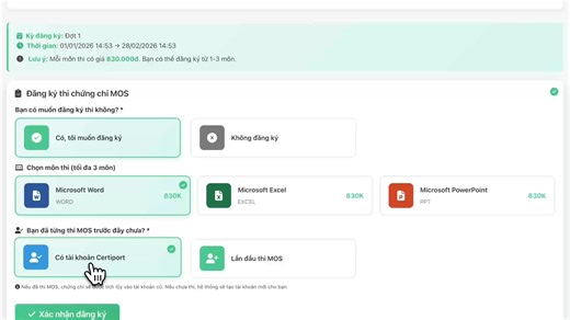 Hướng dẫn học sinh khối 10, 11 đăng ký thi MOS (Tin học văn phòng chuẩn Quốc tế) năm học 2025-2026 trên hệ thống quản lý công việc của nhà trường - Nhập thông tin đăng ký thi MOS - Reset mật khẩu - Hủy thông tin đăng ký thi MOS sau khi đã đăng ký - Đăng ký lại sau khi hủy - Thông tin về ngày thi MOS (dự kiến) - Các câu hỏi thường gặp khi đăng ký thi MOS - Kiểm tra thông tin đóng lệ phí thi - Các em vào link bên dưới bình luận để đăng ký nhé | Trường THPT Thủ Đức