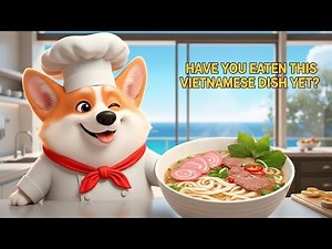 Corgi Becomes Vietnamese Chef – Cooking Beef Pho in the Cutest Style on Earth