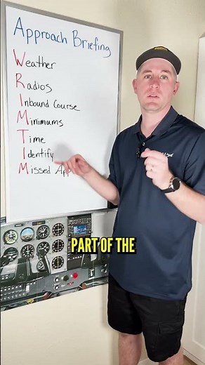How to brief an instrument approach #instrumentflying #aviation #learningtofly