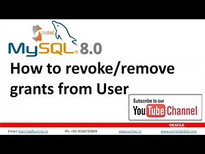 MySQL Tutorial for Beginners || How to revoke grants from a user || MySQL 8 || Learn Mysql || Grants