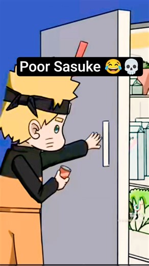 Poor Sasuke🤣💀#naruto #sasuke #sasunaru