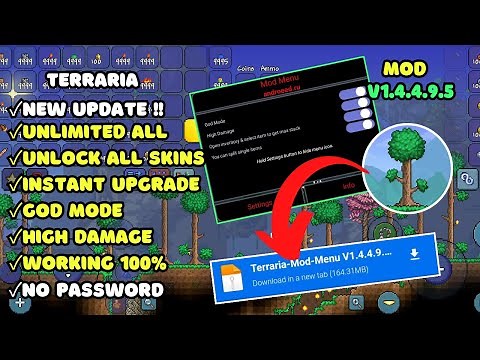 Terraria Mod Menu 1.4.4.9.5 (2024) | Max Item, God Mode, Unlimited Mana, High Damage | New Update!