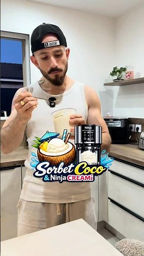 🥥 Island-style protein coconut sorbet🌴
