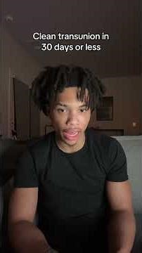 Sweep transunion in less than 30 days #credit #sweep #3bsweep #creditscore #credittips #creditcard