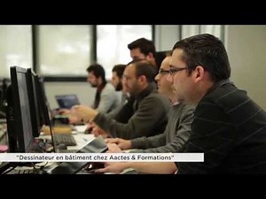 Formation "Dessinateur en bâtiment" (version longue) - Aactes & Formations