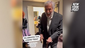 Dick Van Dyke dances preparing for special