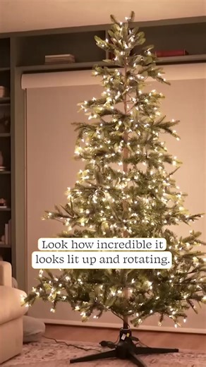 There's something truly magical about the spinning Christmas tree. ✨🎄 #christmas2023 #christmaslights #christmastree #christmasdecor #christmasinspiration | Kristen McGowan