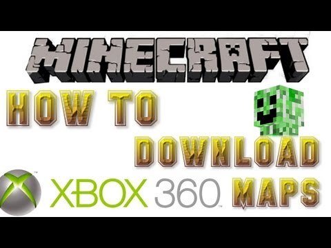 How To Download Minecraft Xbox 360 Maps Tutorial