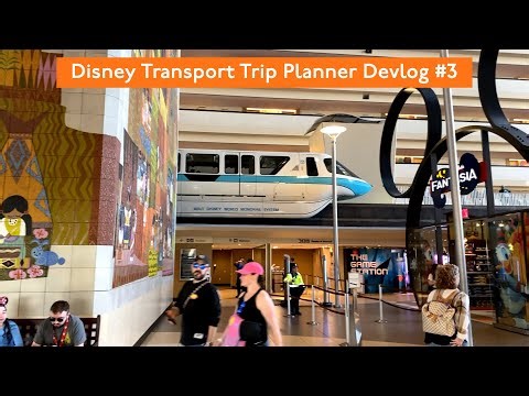 I've made lots of progress | Disney Transport Trip Planner Devlog #3