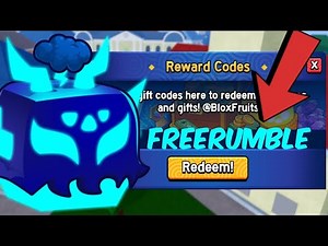 RUMBLE FRUIT CODE BLOX FRUITS ROBLOX