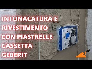 How to plaster and tile a Geberit cistern step by step