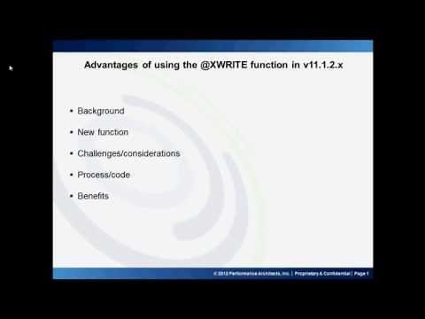 Advantages of Using the @XWRITE Function in Oracle Hyperion Planning and Essbase v11.1.2.x