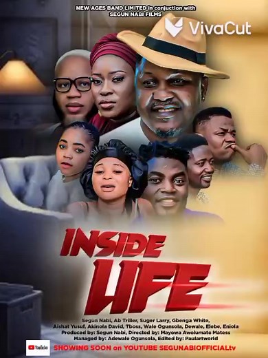 Get familiar with soundrrack of my new movie Inside Life droping on my YouTube channel soon. To all my fans kindlt subscribe to my YouTube channel @segunabiofficialtv. I love you all #youtubevideo #youtubers #inside #life #nigeria #movie | Segun Nabi