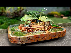 Peaceful countryside diorama | How to DIY | Aquarium decoration ideas
