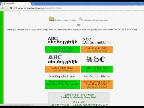 How To Add Fonts e.g. Open Office or Word (Simple)