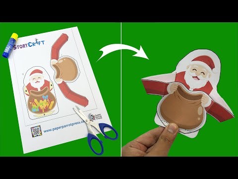 Santa's Magical Bag | Easy Kids Christmas Craft with Template | Paper Parrot Press