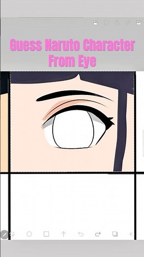 Drawing Random Naruto Character Eyes 👀! #anime