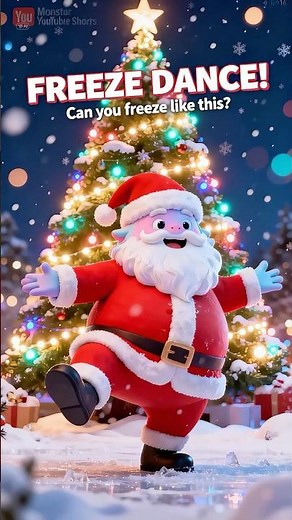 Monster Freeze Dance for Kids – Fun Dance Game with Santa & Cute Monsters