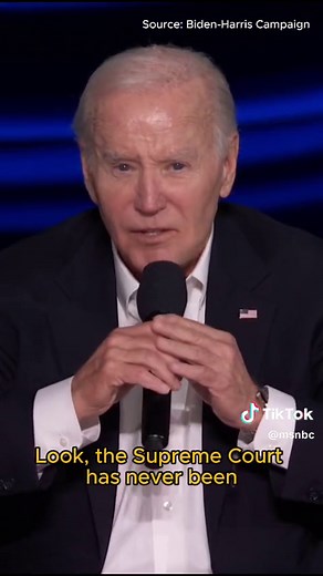 During a Los Angeles #campaign #fundraiser, Jimmy Kimmel had a conversation with President #Biden and former President Barack #Obama about the Supreme Court and the stakes of the #2024 #election. Biden said that the candidate who #wins the #presidency this November will likely nominate two Supreme Court justices during his term, going on to suggest that #Trump would