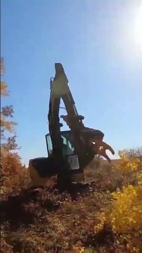 TMK 300 Tree Shear on John Deere 60g. #excavatorattachments #tmkmachinery