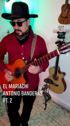 36K views · 877 reactions | El mariachi - Antonio Banderas Pt. 2 Clases presenciales en CAM Centro de Artes y Música Ciudad de México Clases en línea: Wapp +52 5548545872 #mariachi #guitarra #requinto #nylonguitar #spanishguitar #antoniobanderas | Ricardo Linares-Garza | Facebook