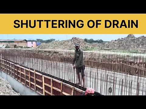 RCC Box Drain Shuttering Process Steps