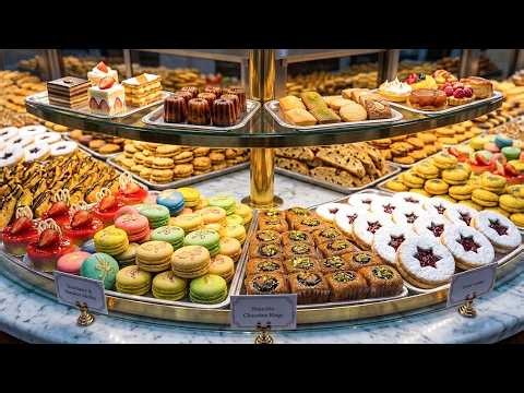 Thousands of Fresh Sweets Made in a Busy Bakery | Amazing Sweet Making Process