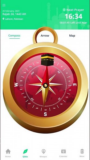 Qibla Compass- Qibla Direction