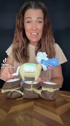 Fun Toddler Activities with Green Sheep Toy and Play Doh