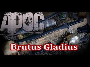 APOC Brutus Gladius Test Cutting (factory edge)