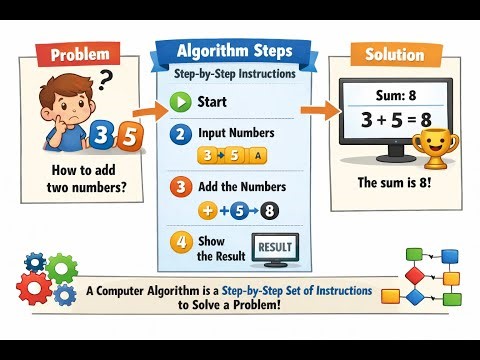 computer series | part 21 | What is an Algorithm? | explained with example | Blackboard Techniques