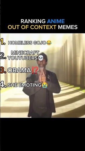 RANKING OUT OF CONTEXT ANIME MEMES😭🙏🏻 #anime #funny #animeedit #outofcontext #viralvideo