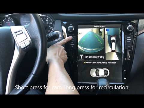 Demo video: 2014 - 2020 Nissan Rogue with 12.1 inch PX6 six-core Android 8.1 Navigation radio