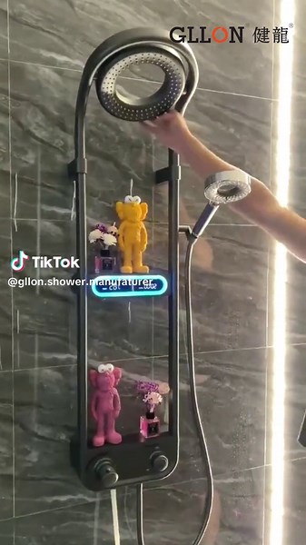 Elevate your shower experience with our revolutionary shower system. #BathroomUpgrades #relaxationzone #InnovativeDesign