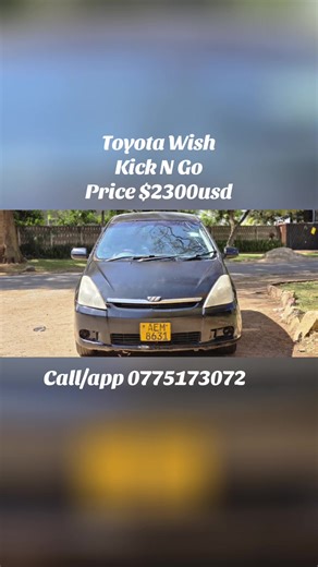 Toyota Wish for Sale in Zimbabwe - $2300