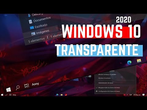 Windows 10 transparente 👻