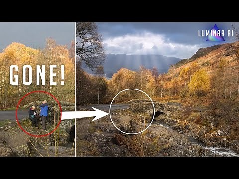 Remove Objects and People from your photos with Luminar AI