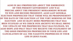 30K views · 315 shares | NATIONAL AND INT'L. PROPHECIES THAT HAS FULFILED BY PROPHET DR. DAVID KINGLEO ELIJAH. GOD HAS ALWAYS REVEALED TO HIS SERVANT ABOUT ALL ISSUES OF LIFE. | Glorious Mount of Possibility Church | Facebook