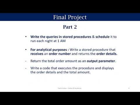 SQL Server Final Project | Build Real Data Analysis Queries