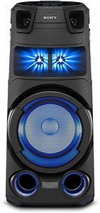 Sony MHC-V73D Leistungsstarkes All-in-one-Audiosystem (Bluetooth, 360° Sound, Partylichteffekte, Gestensteuerung) Schwarz