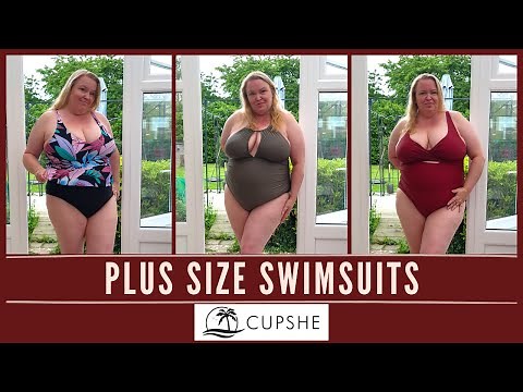 PLUS SIZE bathing suit try on! / BIG Cupshe Curvy Swimsuits Haul