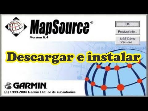Descargar e instalar el MAPSOURCE 2020 - Topografía - GPS. Problema de instalación resuelto.
